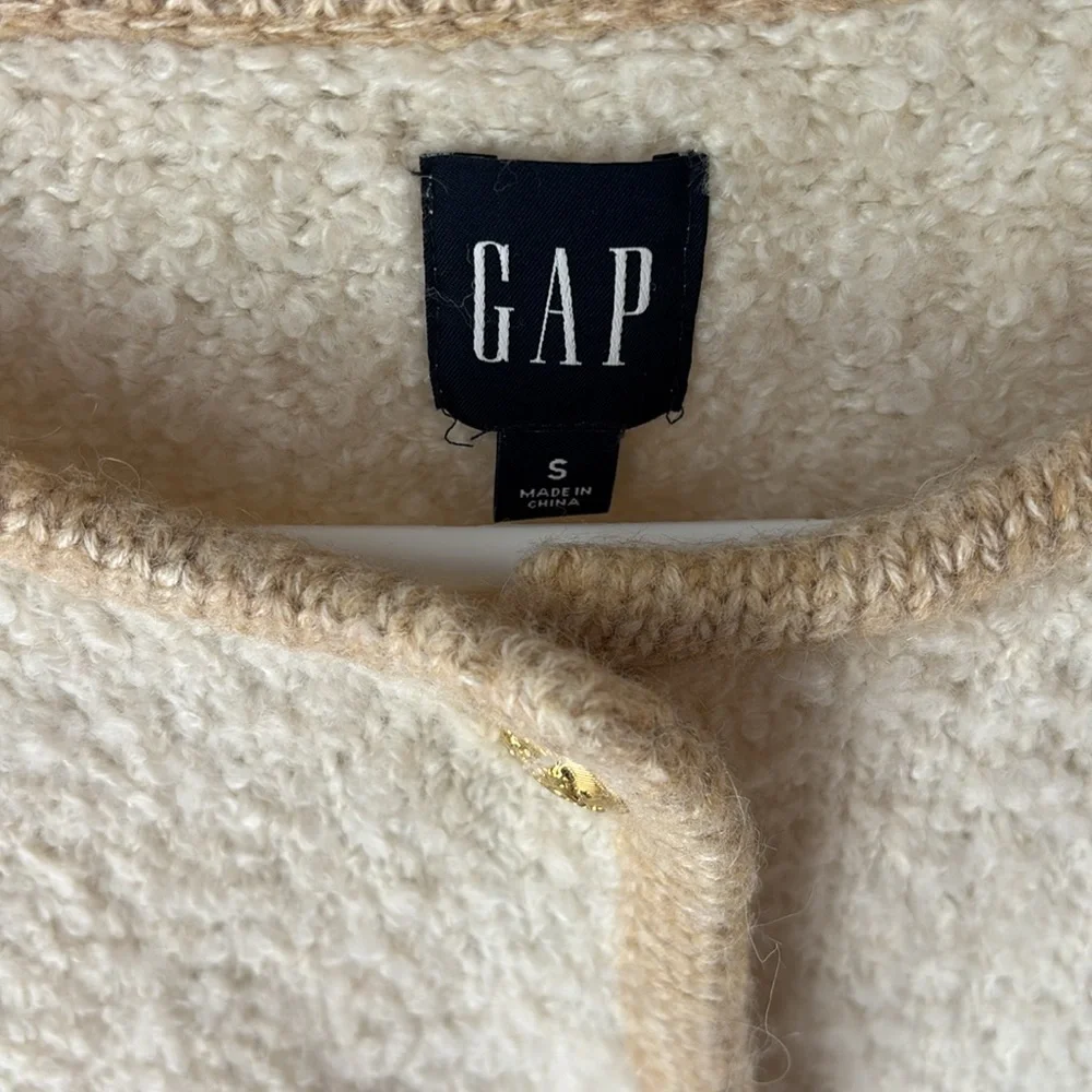 Cream Gap lady jacket cardigan size small - Picture 2 of 3